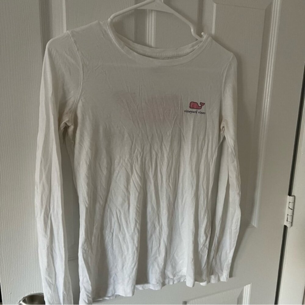 WHITE Vineyard Vines Long Sleeve